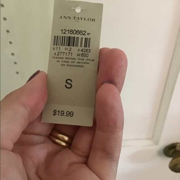 NWT Ann Taylor Tank Top, size S - Picture 5 of 5